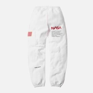 HERON PRESTON NASA oversized white sweatpants